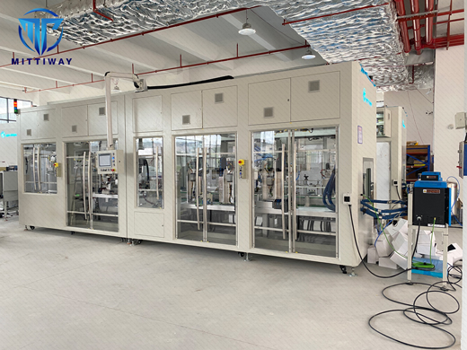 MTW-Cartoner A4 CE /ULAutomatic Cartoning Forming and Robot Filling&Closing Machine