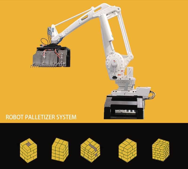 ROBOT PALLETIZER PACKAGING MACHINE