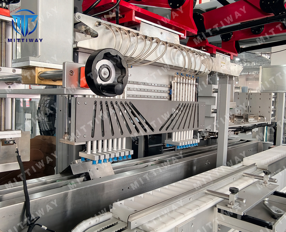 MTW-Cartoner A3 Automatic cartoning forming and robot filing&closing machine